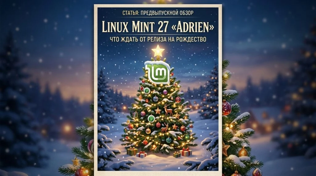 🐧 Linux Mint 27 «Adrien»: что ждать от релиза на Рождество