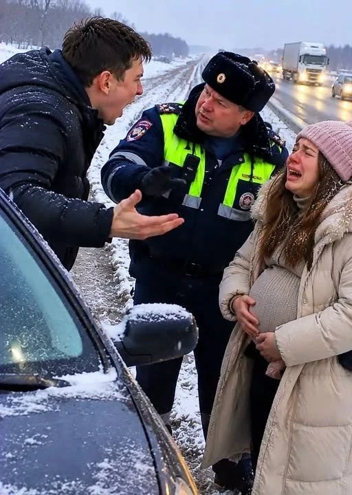 Наглый инспектор отнял у меня права, когда я вез беременную жену в роддом. Через год я ...