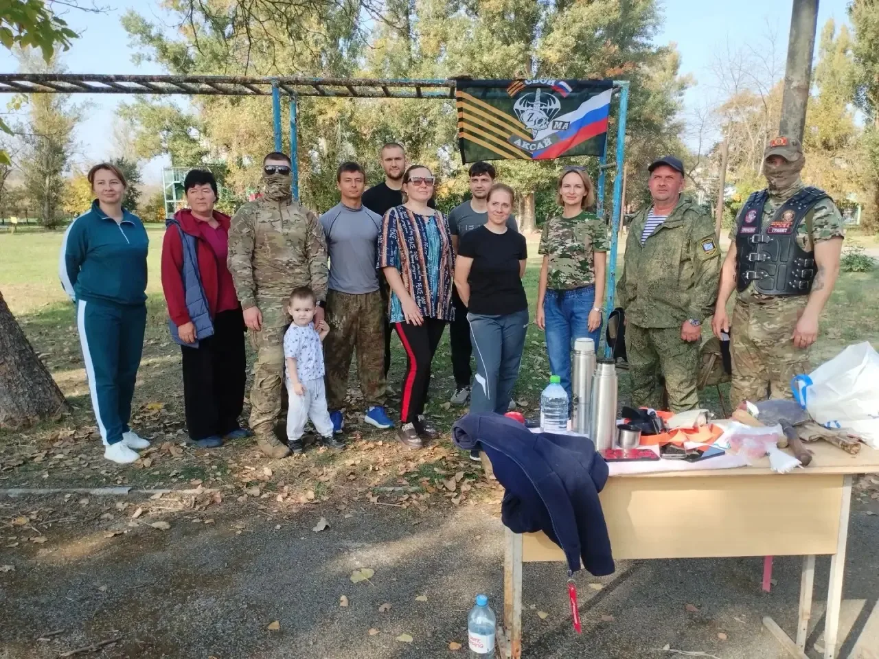 Сегодня, 14 октября, наш учитель ОБРЗ Черноусов А. В. и руководитель юноармейского отря...