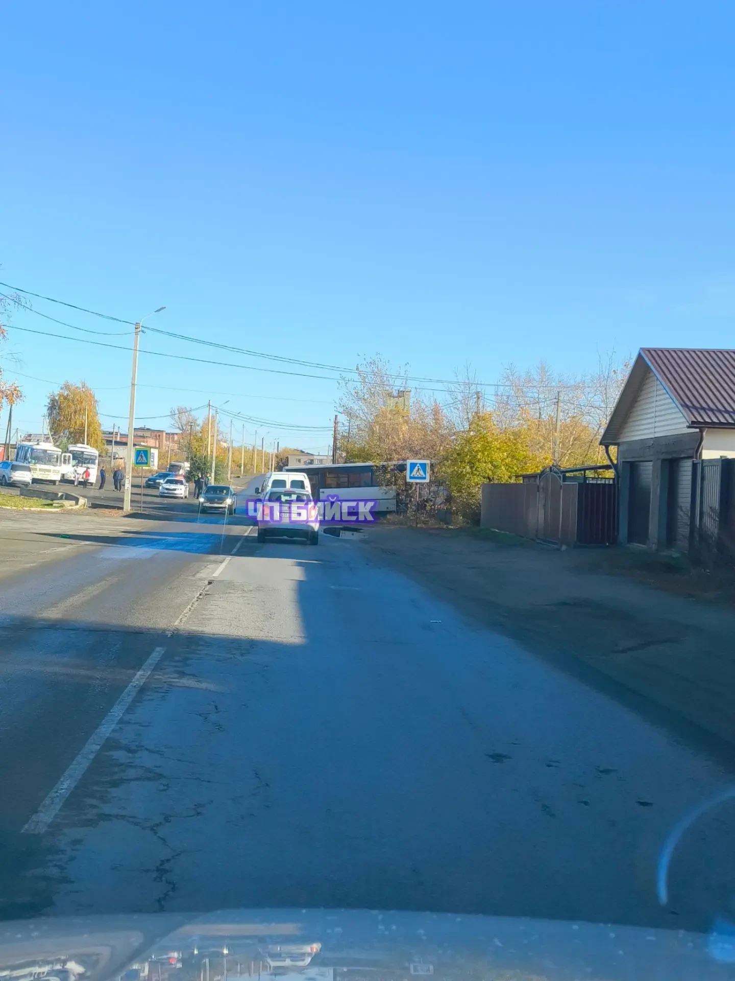 ДТП в районе конечной остановки «Речпорт»