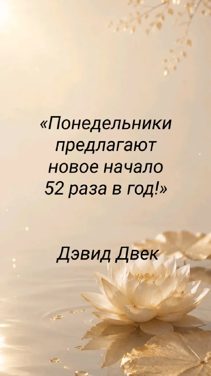 🫶 Пусть этот понедельник станет не «тяжёлым днём», а точкой опоры: сегодня ты можешь м...