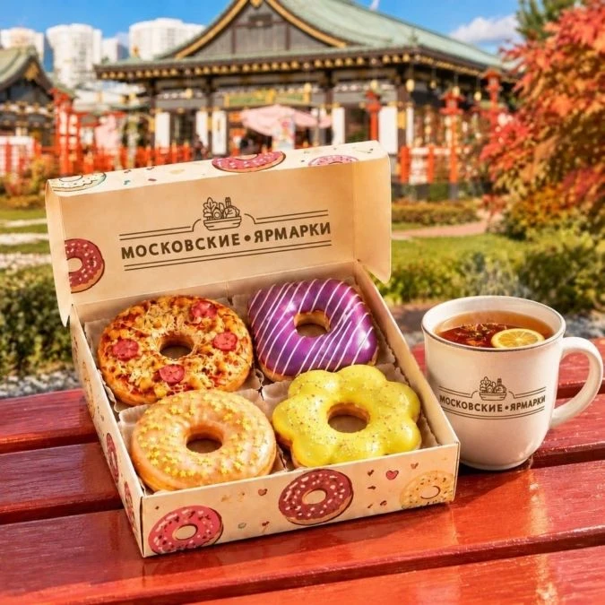 🍩 НА МОСКОВСКИХ ЯРМАРКАХ ПОЯВИЛСЯ ПОНЧИК-ПИЦЦА