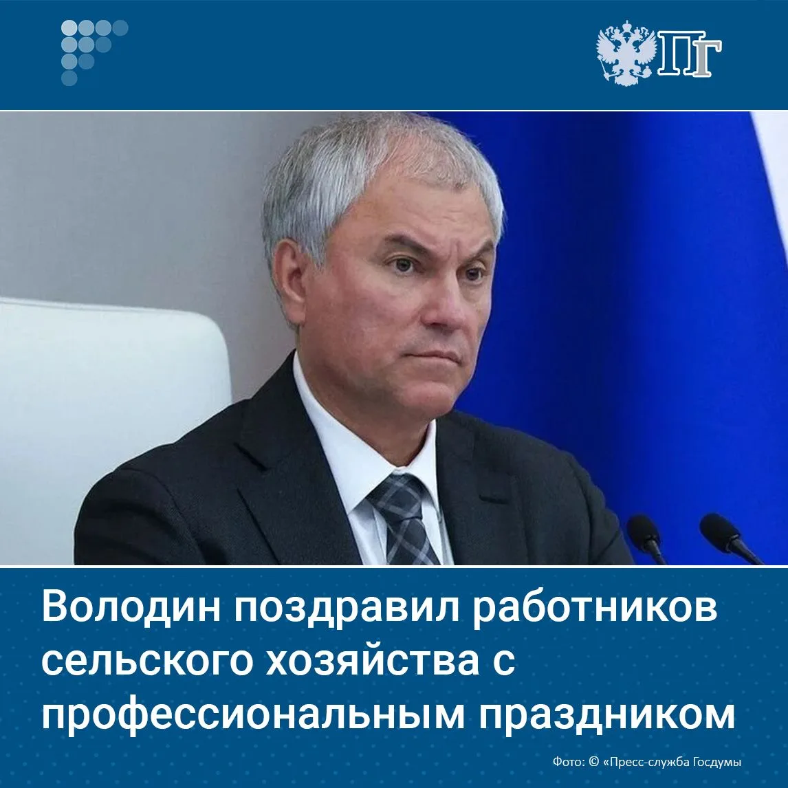 Председатель Госдумы Вячеслав Володин