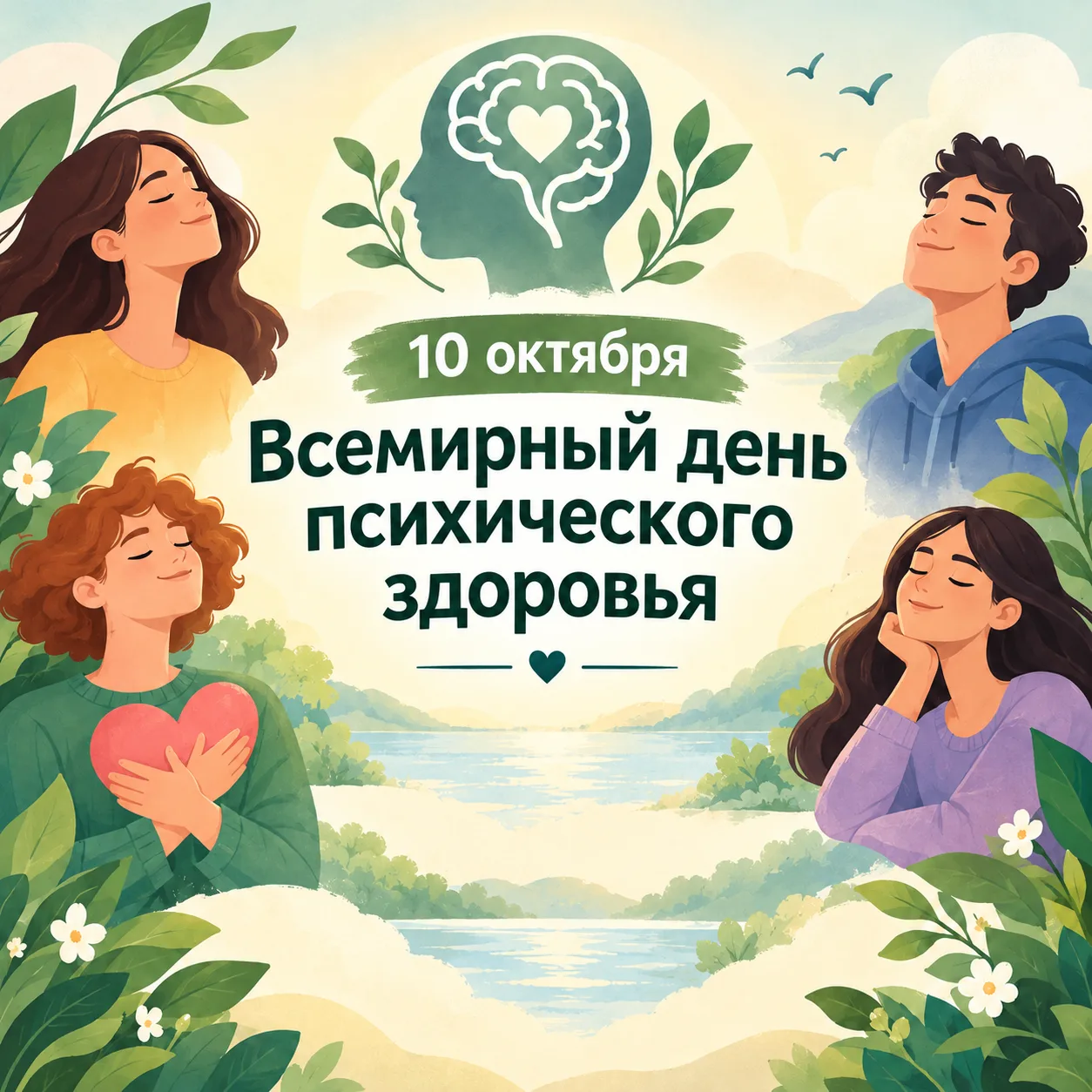 10 октября — Всемирный день психического здоровья.