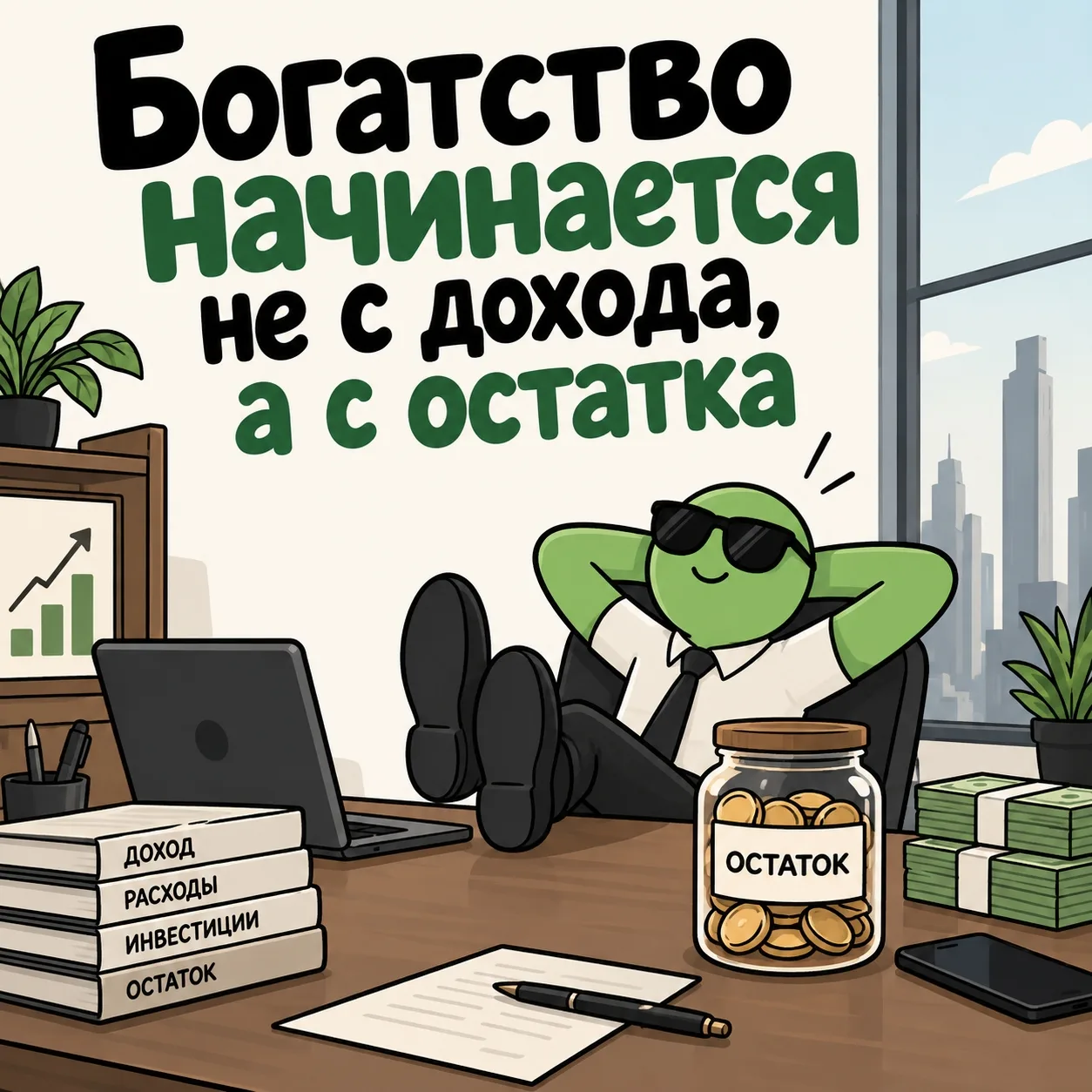 Можно много зарабатывать и оставаться без денег. А можно постепенно создавать капитал, ...