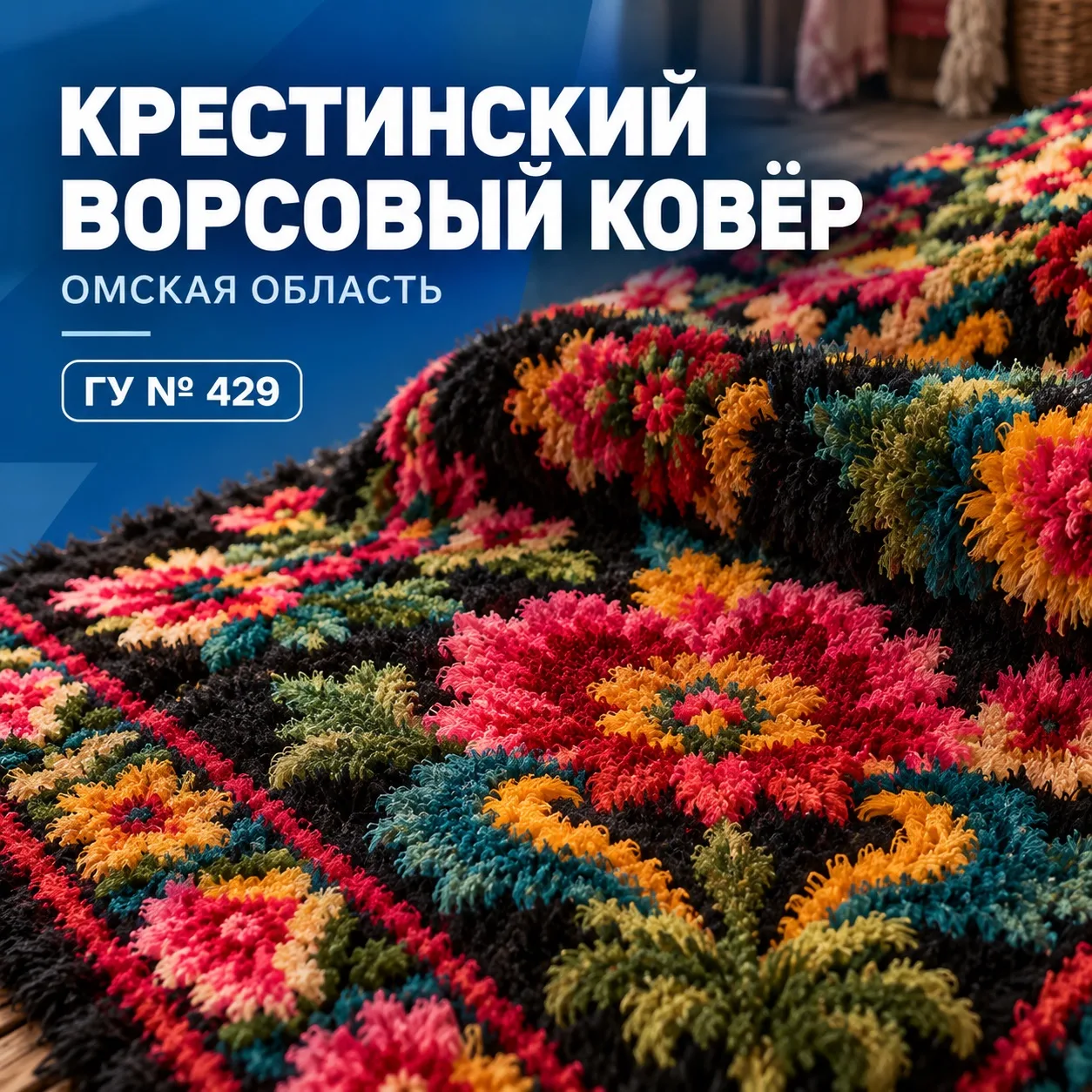 От бабушкиного сундука до реестра Роспатента: Крестинский ворсовый ковер стал брендом р...