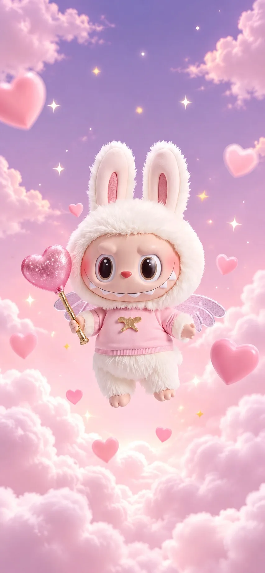 Милые обои с Лабубу 💝
