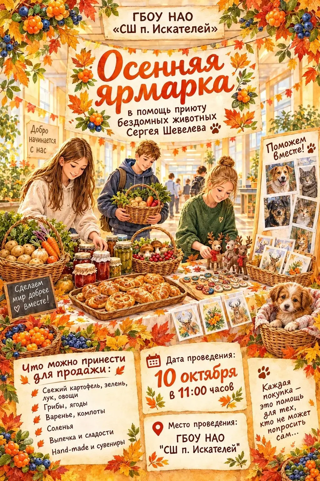 💞Наша школьная ярмарка — это отличная возможность провести время весело и с пользой. В...