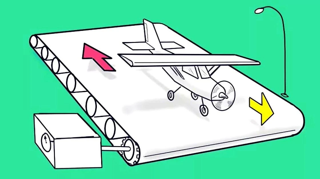 Старая добрая задачка: взлетит или нет? 🛫🛬