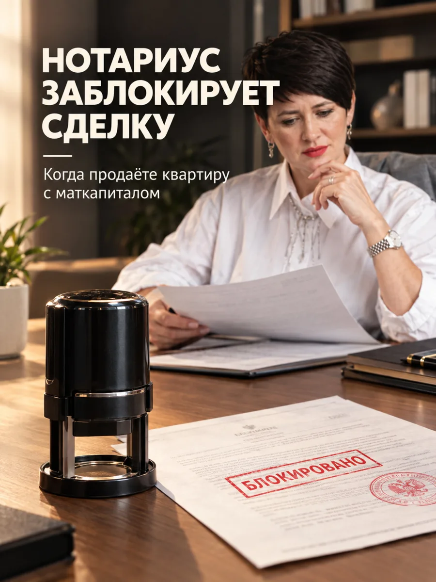 Купили квартиру с маткапиталом, выделили доли детям. Теперь хотите продать — и здесь сд...