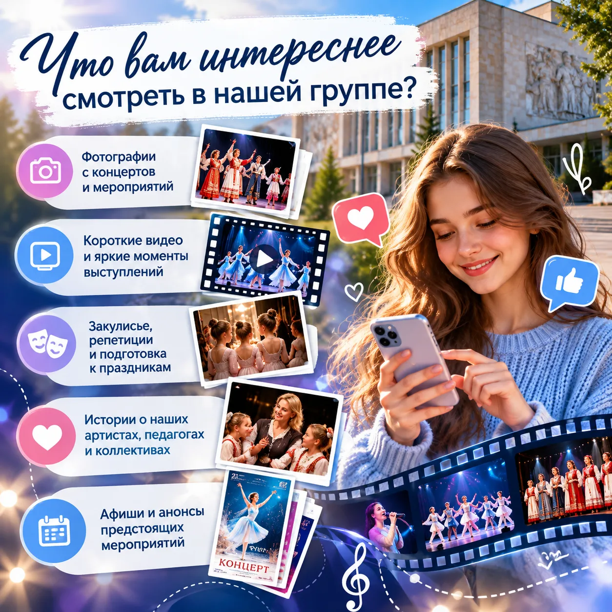 Каждый день мы делимся с вами событиями из жизни Дворца культуры «Севастопольский»: рас...