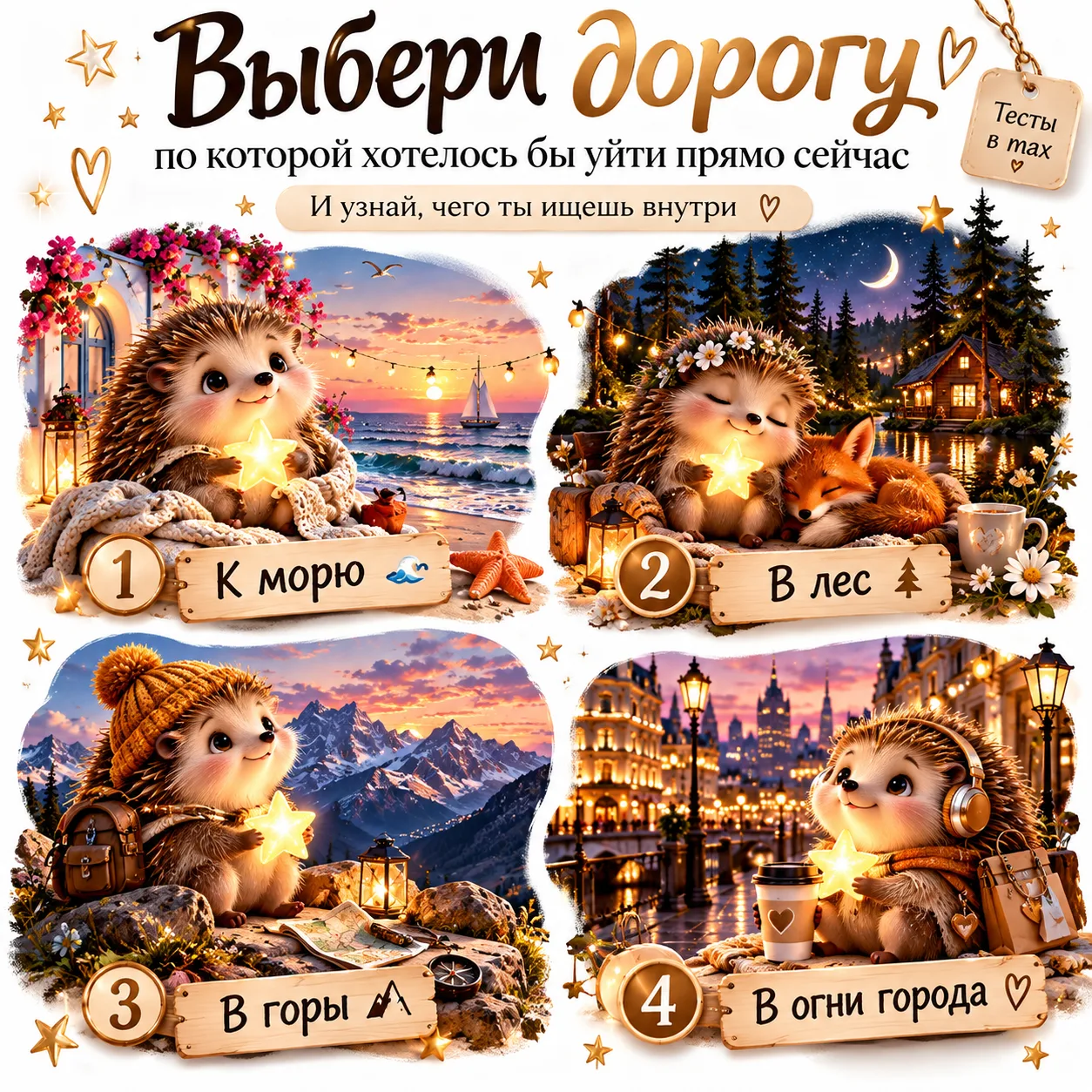 Дорога, которую мы выбираем мысленно, иногда очень точно показывает, чего сейчас просит...