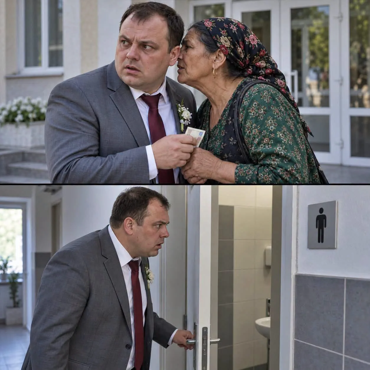 Жених перед свадьбой бросил купюру цыганке-гадалке возле ЗАГСа, но когда она схватила е...