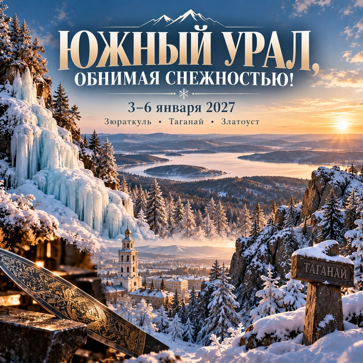 ❄ «ЮЖНЫЙ УРАЛ, ОБНИМАЯ СНЕЖНОСТЬЮ!»