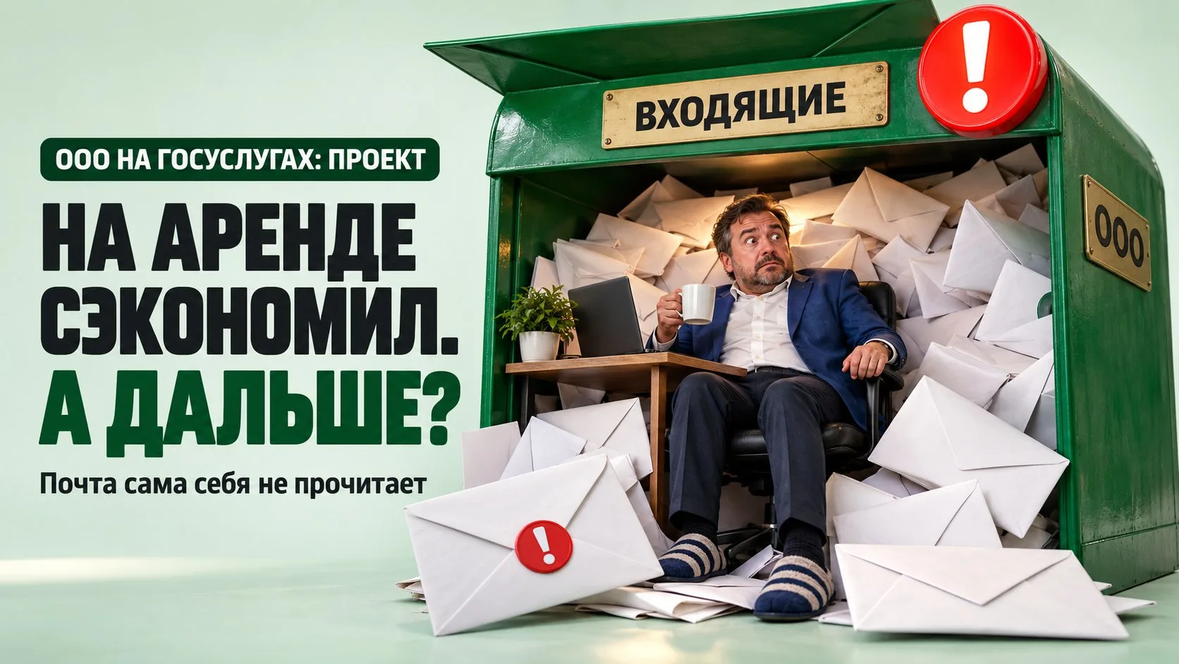 📬 Юрадрес больше не нужен? Минфин хочет перевести ООО на почту в Госуслугах