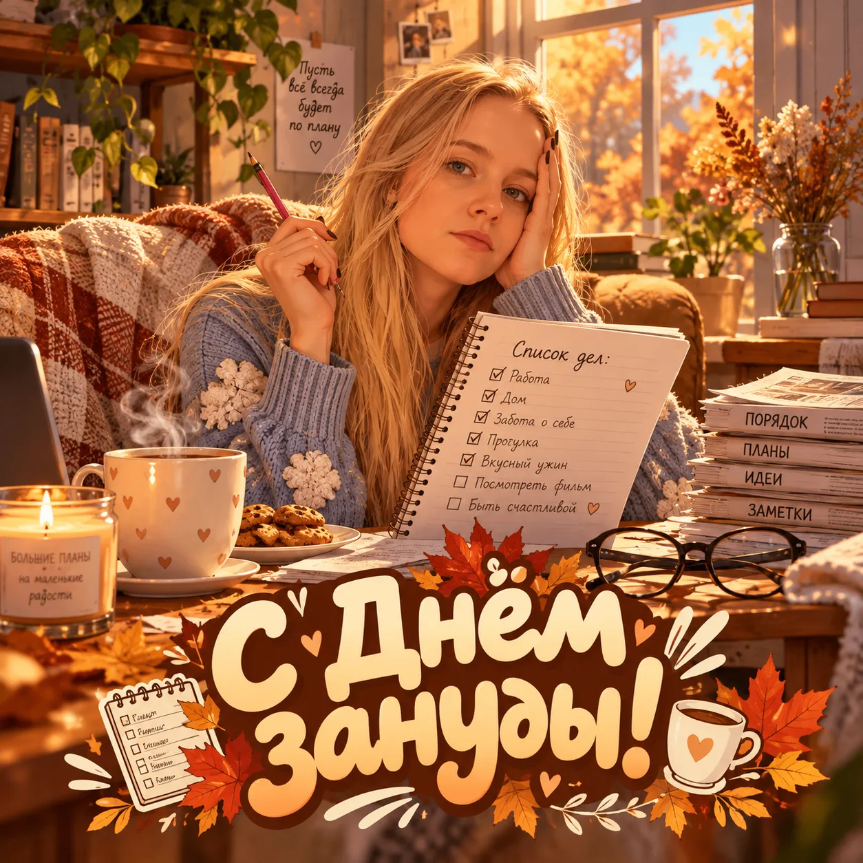 😄 Сегодня День зануды.