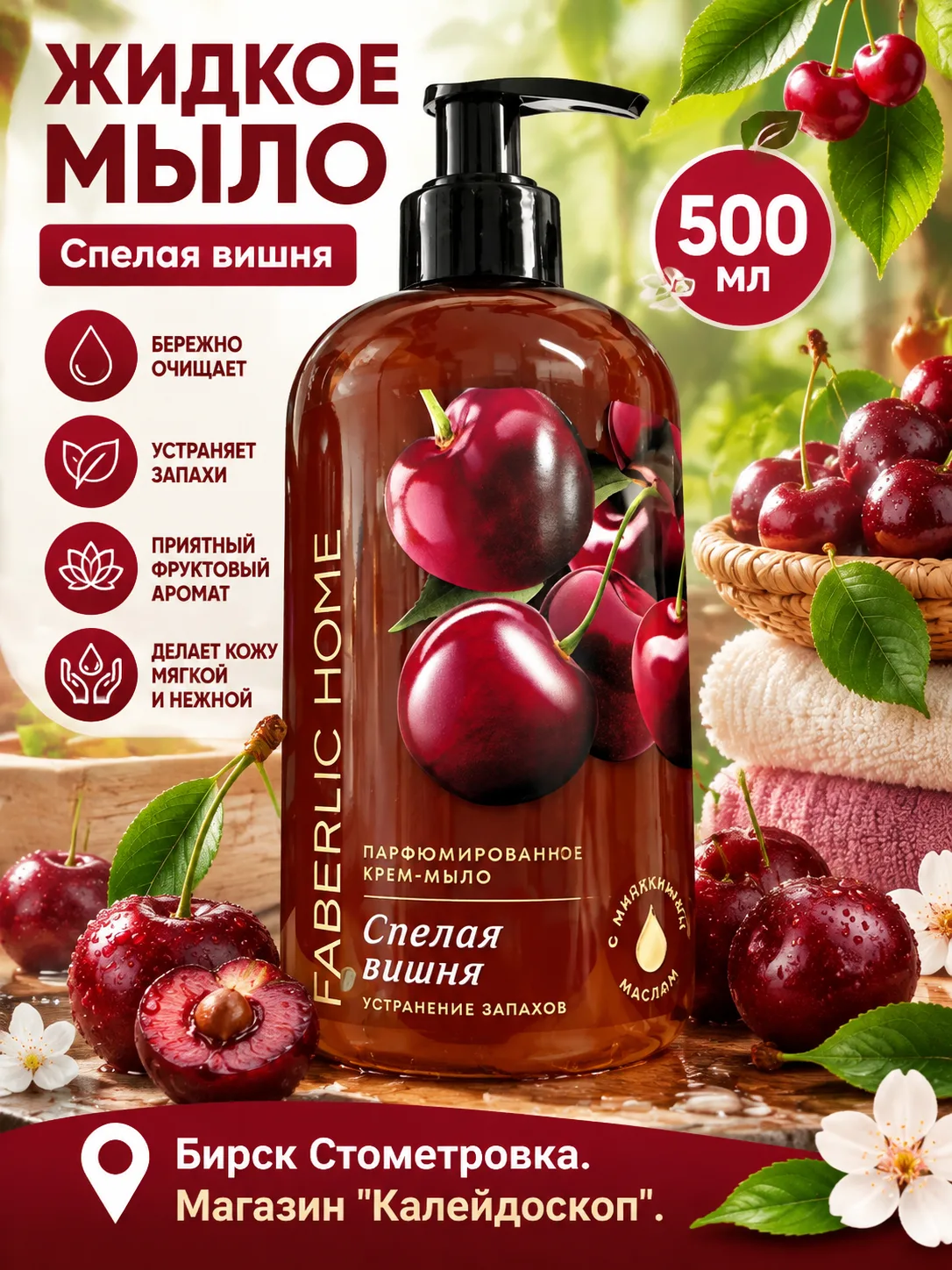 Мыло жидкое парфюмированное