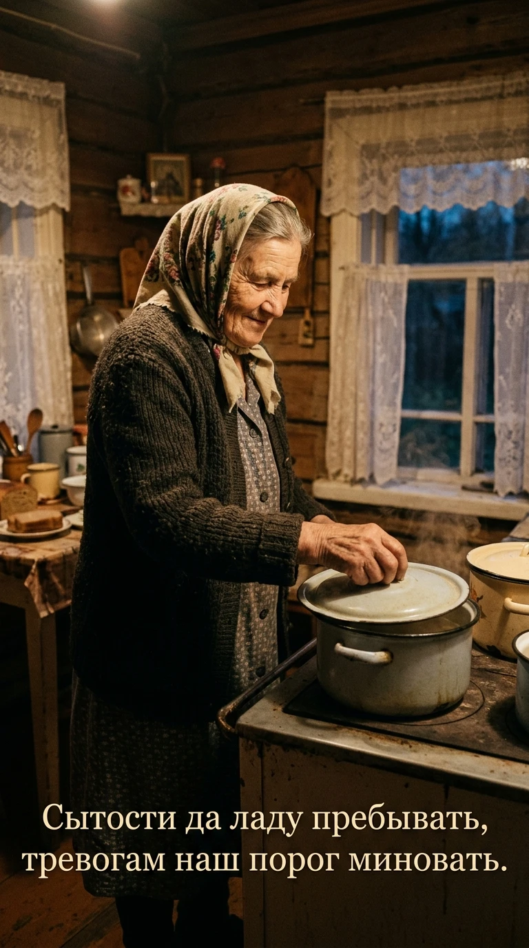 🍲 Под одной крышей: вечерний секрет домашнего достатка