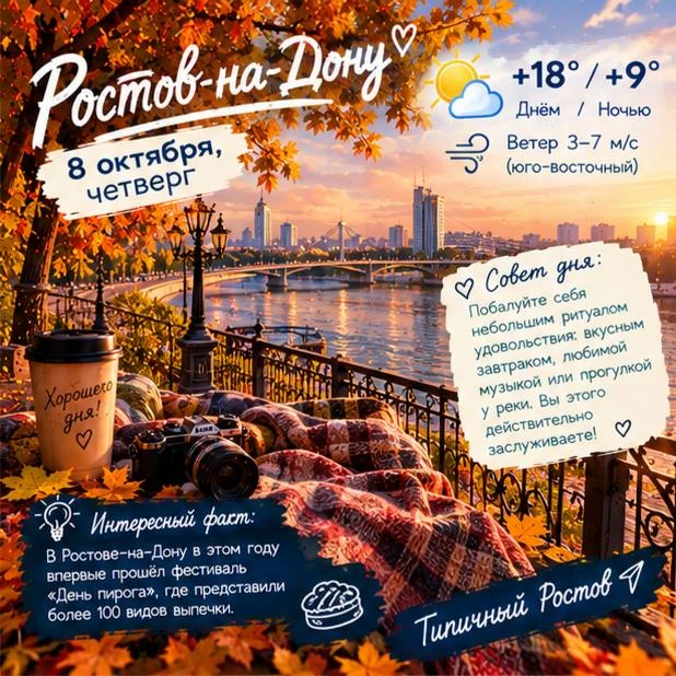 💤 Доброе утро, Ростов!