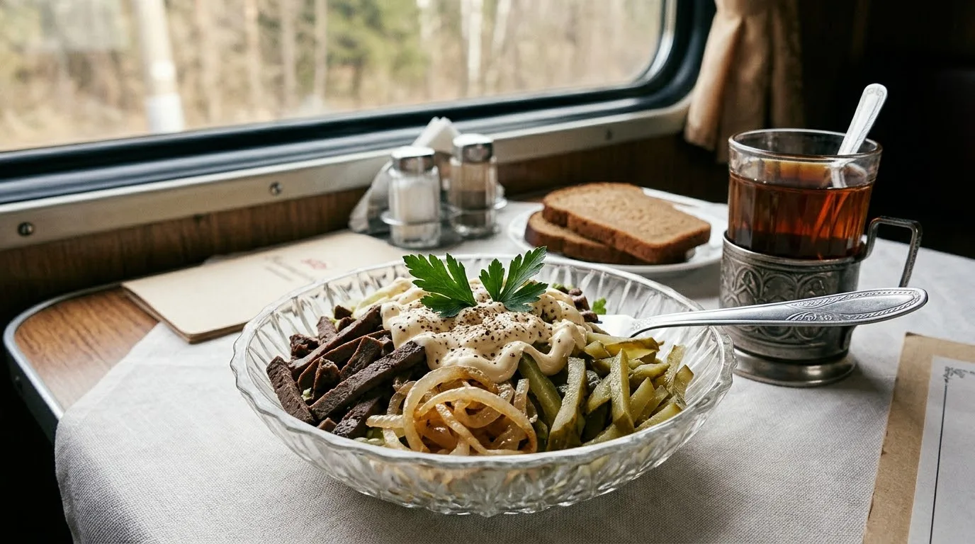 🚂 Легенда вагона-ресторана: советский салат «Пассажирский»