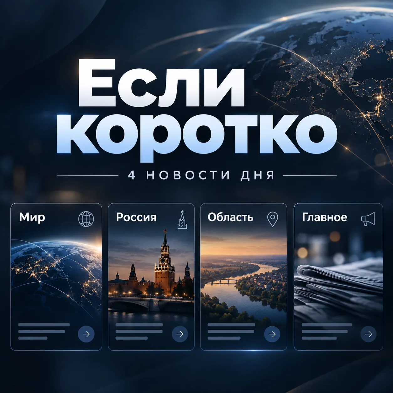🌍 Если коротко. Четыре новости дня