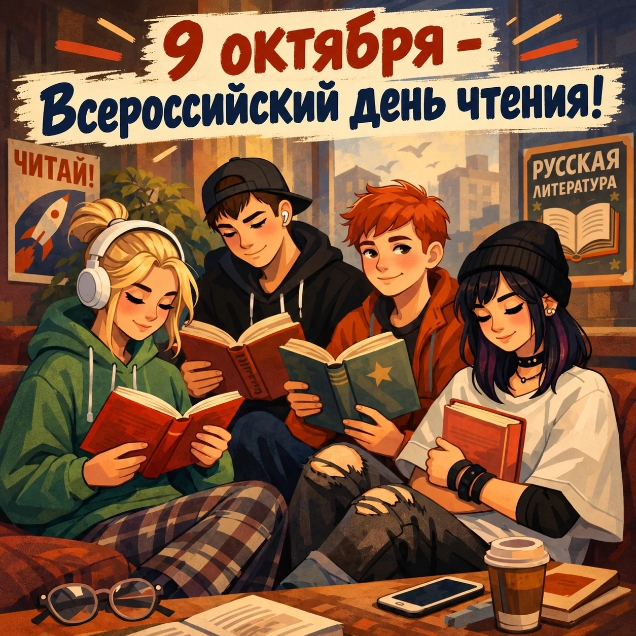 📚 Этот праздник объединяет всех, кто любит книги: читателей, писателей и, конечно, биб...