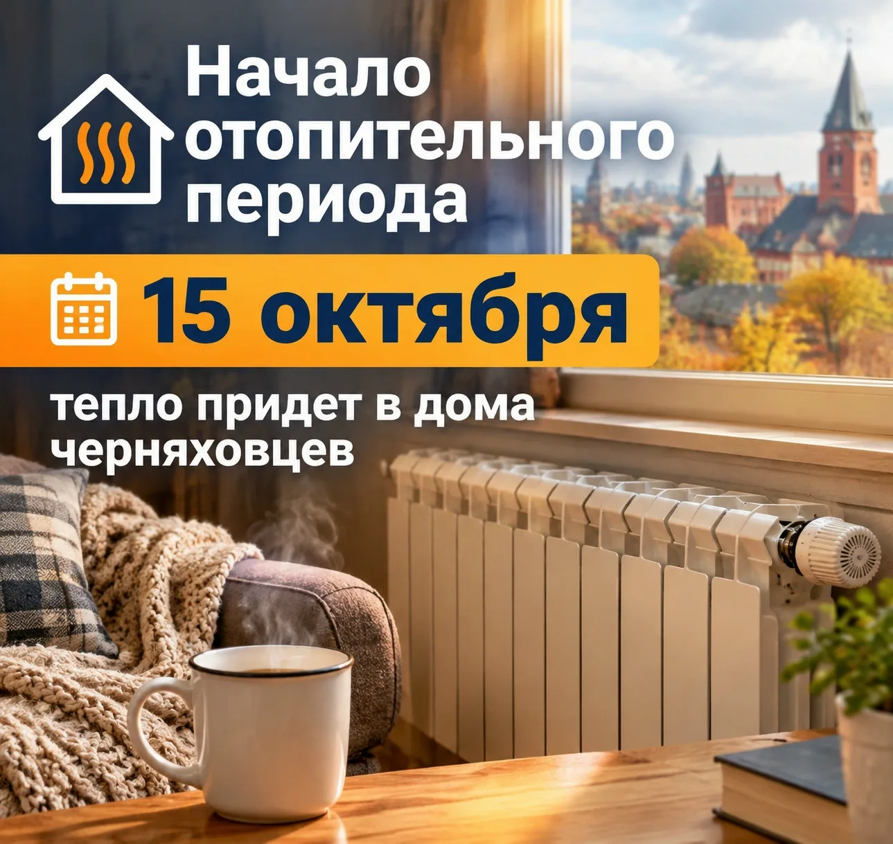 🍂 Осень уверенно вступает в свои права, а значит, самое время вернуть тепло в дома.