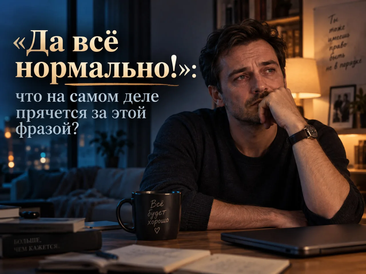 🤐 «Да всё нормально!»: что на самом деле прячется за этой фразой?