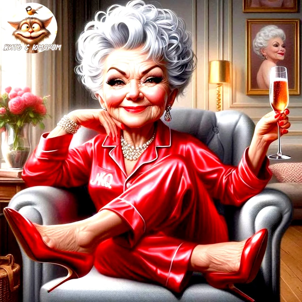 🍷... посижу в любимом кресле..посмотрю очередной сериал..
