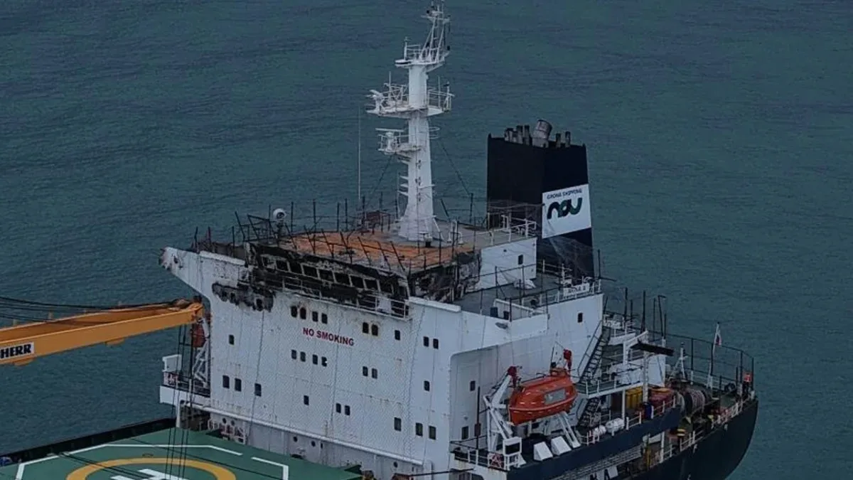 🏴⚓⛴  Балкер «Арина А» после удара дрона