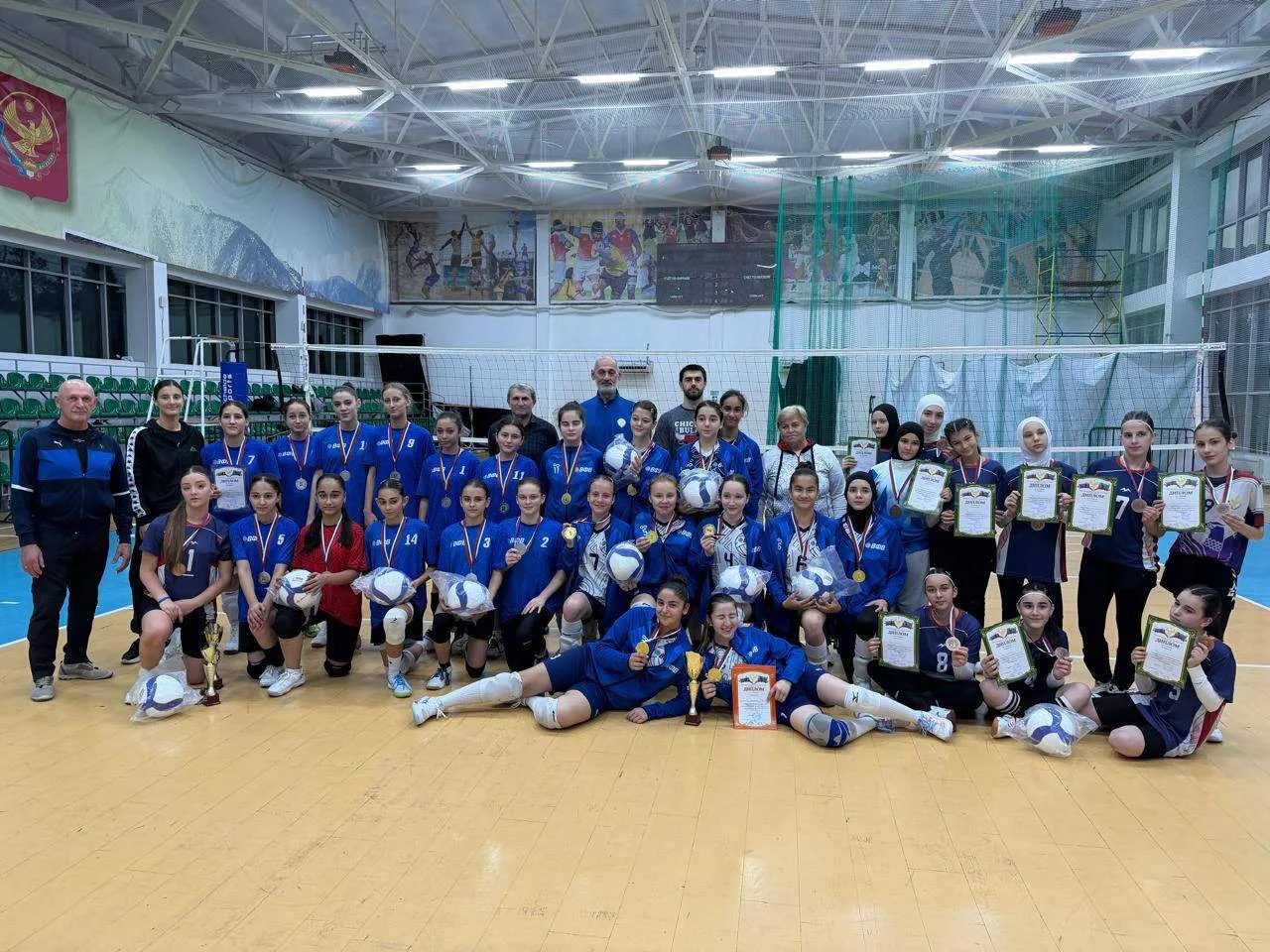 🏐 В Махачкале завершилось первенство Дагестана по волейболу среди девушек до 16 лет.