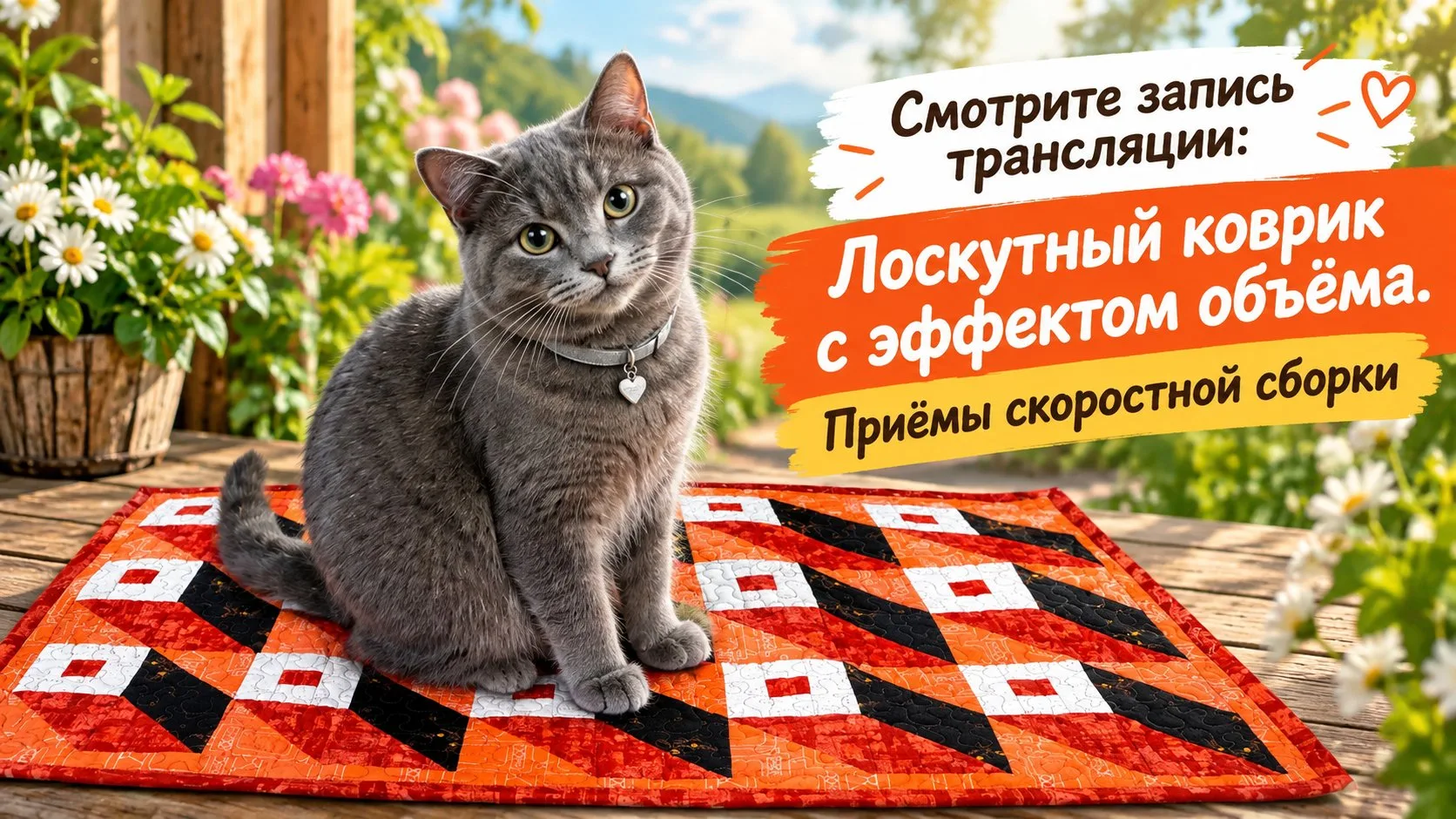 Скачать файл с текстовой записью трансляции от 15 октября "Скоростная сборка лоскутного...