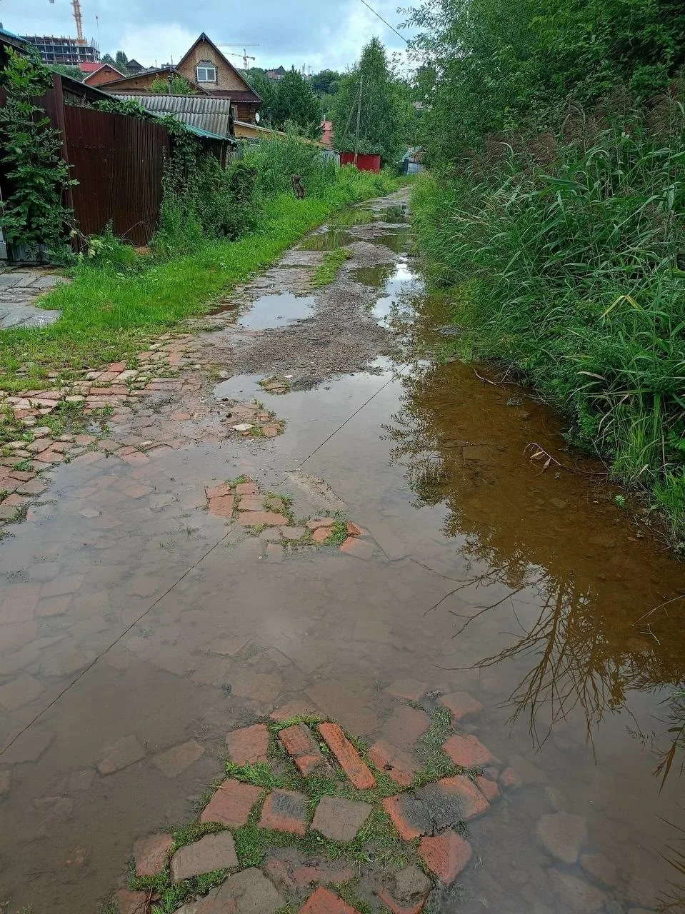 Вот так выглядит дорога на переулке Коммунаров 😱
