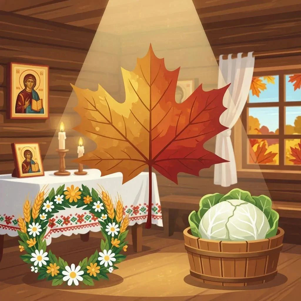 🍂 Покров и добрые приметы: как на Руси встречали зиму и строили семейное счастье 🍂