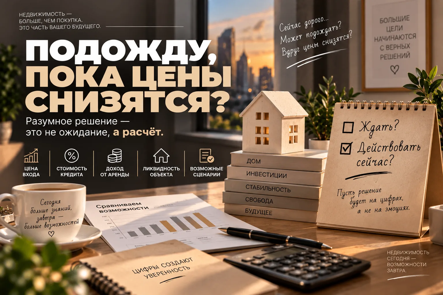 🏠 «Подожду, пока недвижимость подешевеет»