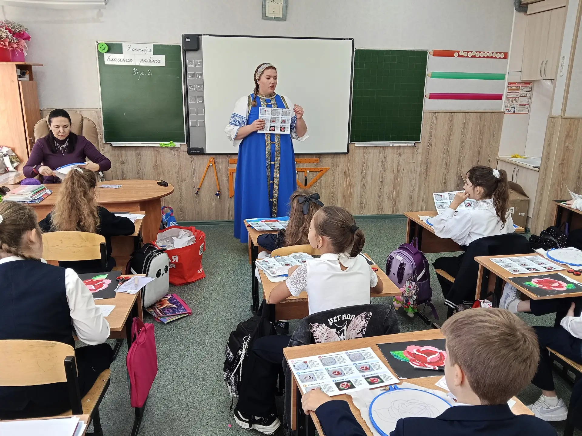 Продолжаем реализацию проекта «По мотивам суджанского ковра»