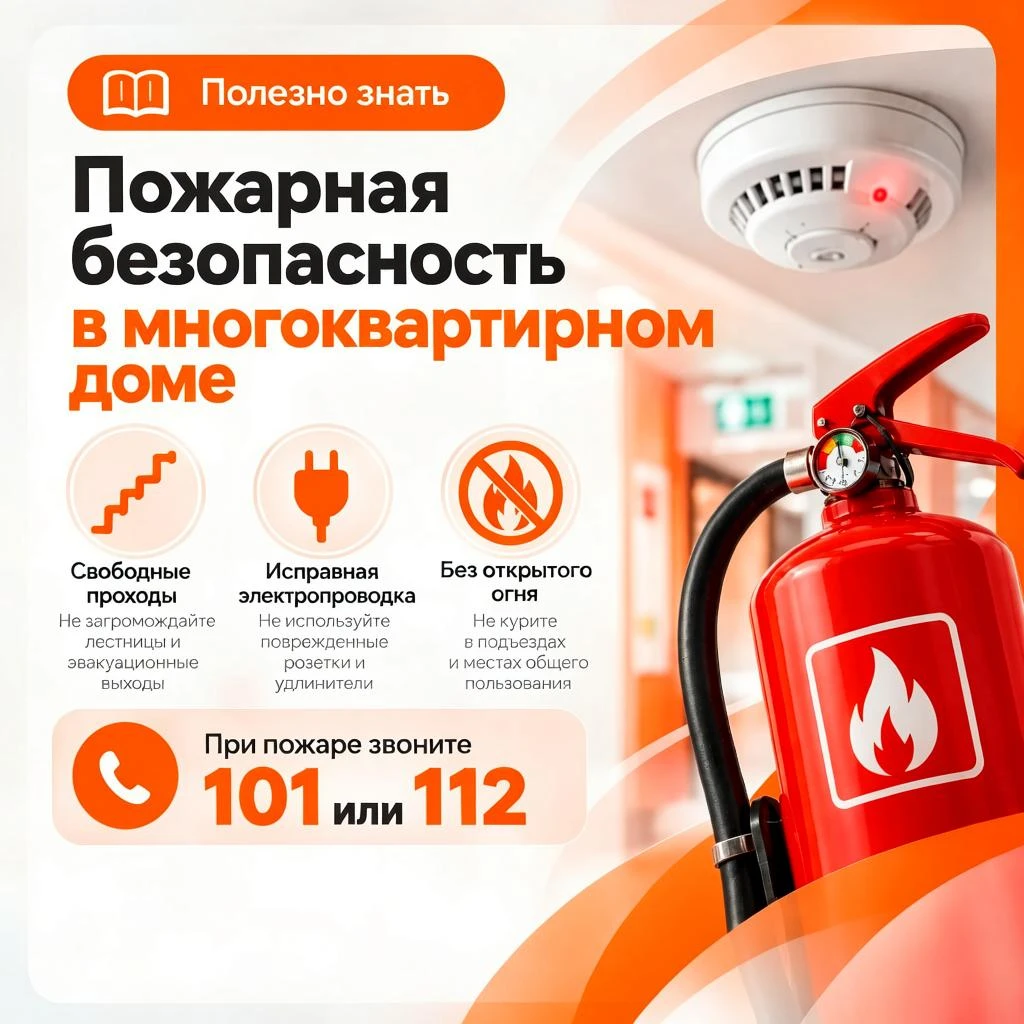 Пожарная безопасность начинается с подъезда