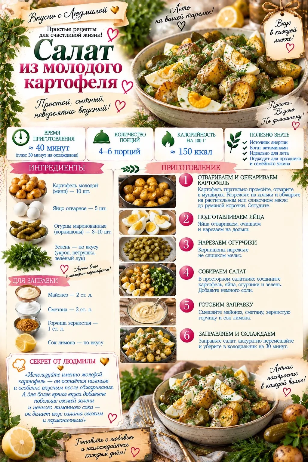 Вкусно и сытно на обед 🥗