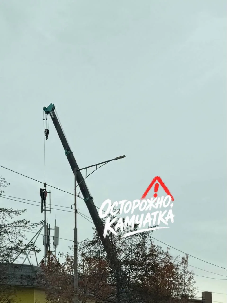 ⚠️ На Силуэте установкa оборудования сотовой связи