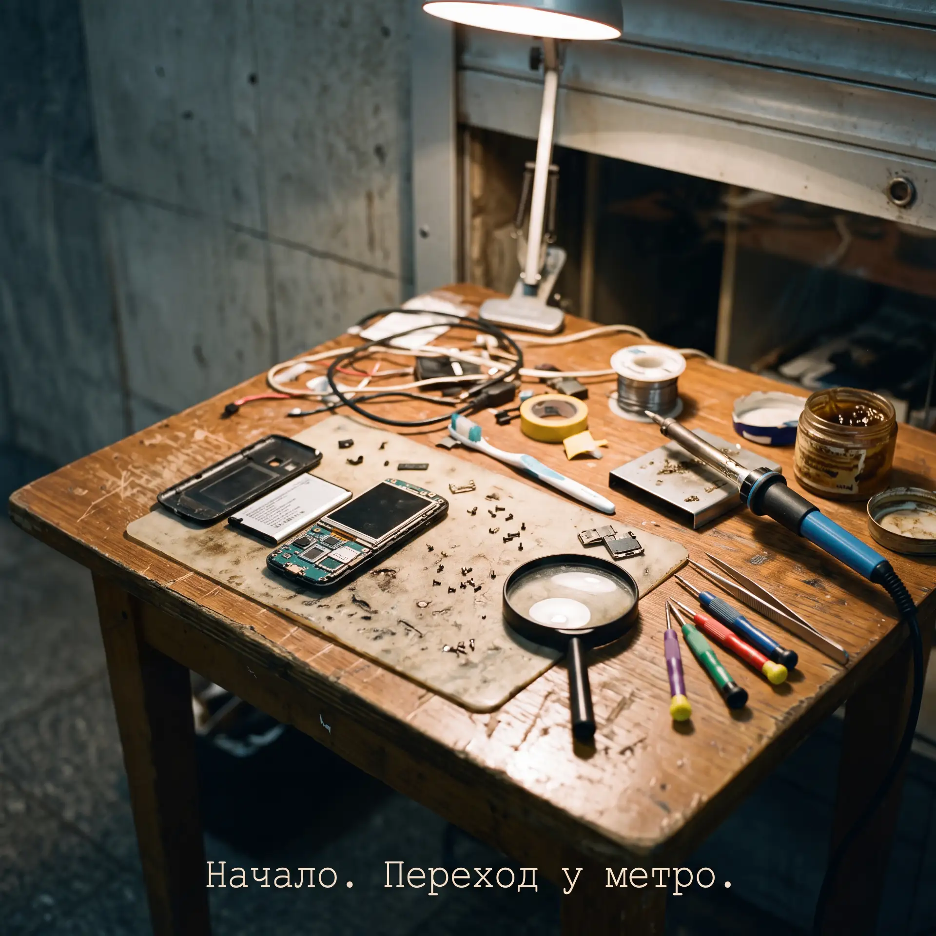 ИСТОРИЯ: Он ремонтировал телефоны в переходе. Теперь у него сеть мастерских.