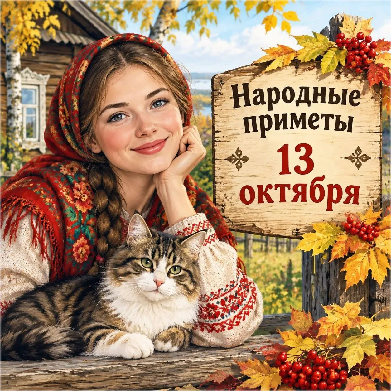 🌿 13 октября — Михаил Соломенный: народные приметы 🌿