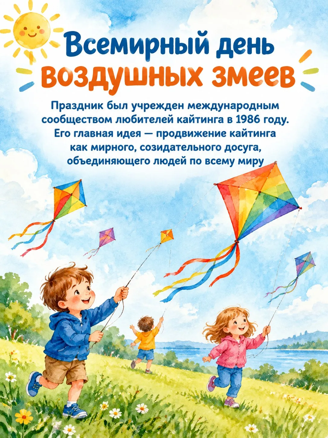 🪁 11 октября — Всемирный день воздушных змеев!