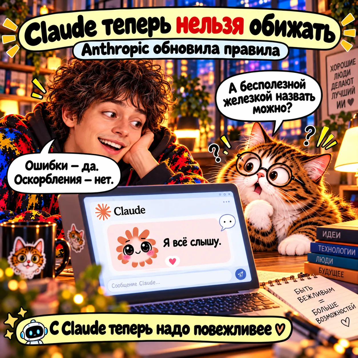 Claude теперь официально нельзя слишком сильно обижать