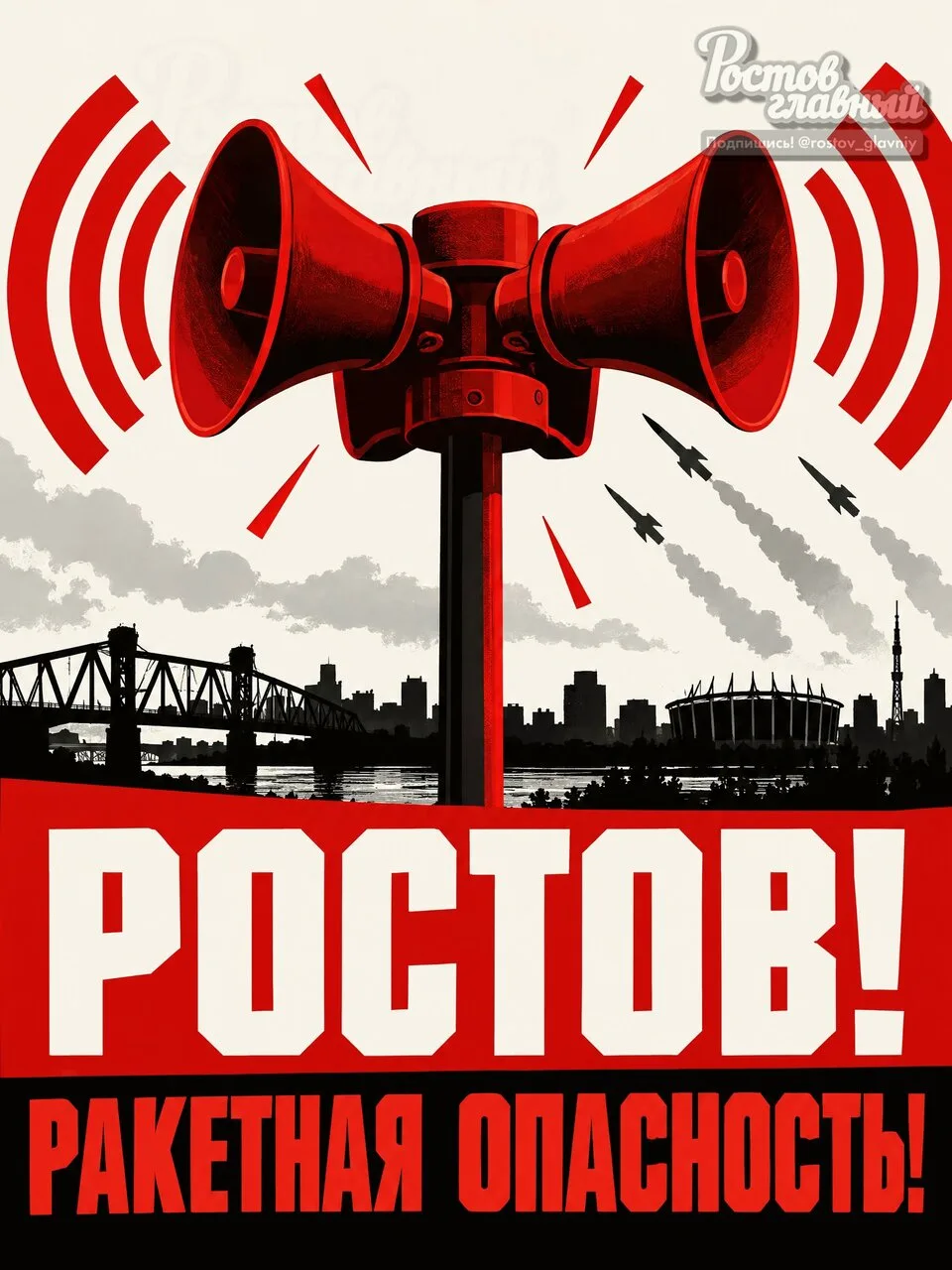 🚨 Включили сирену. Ракетная опасность!