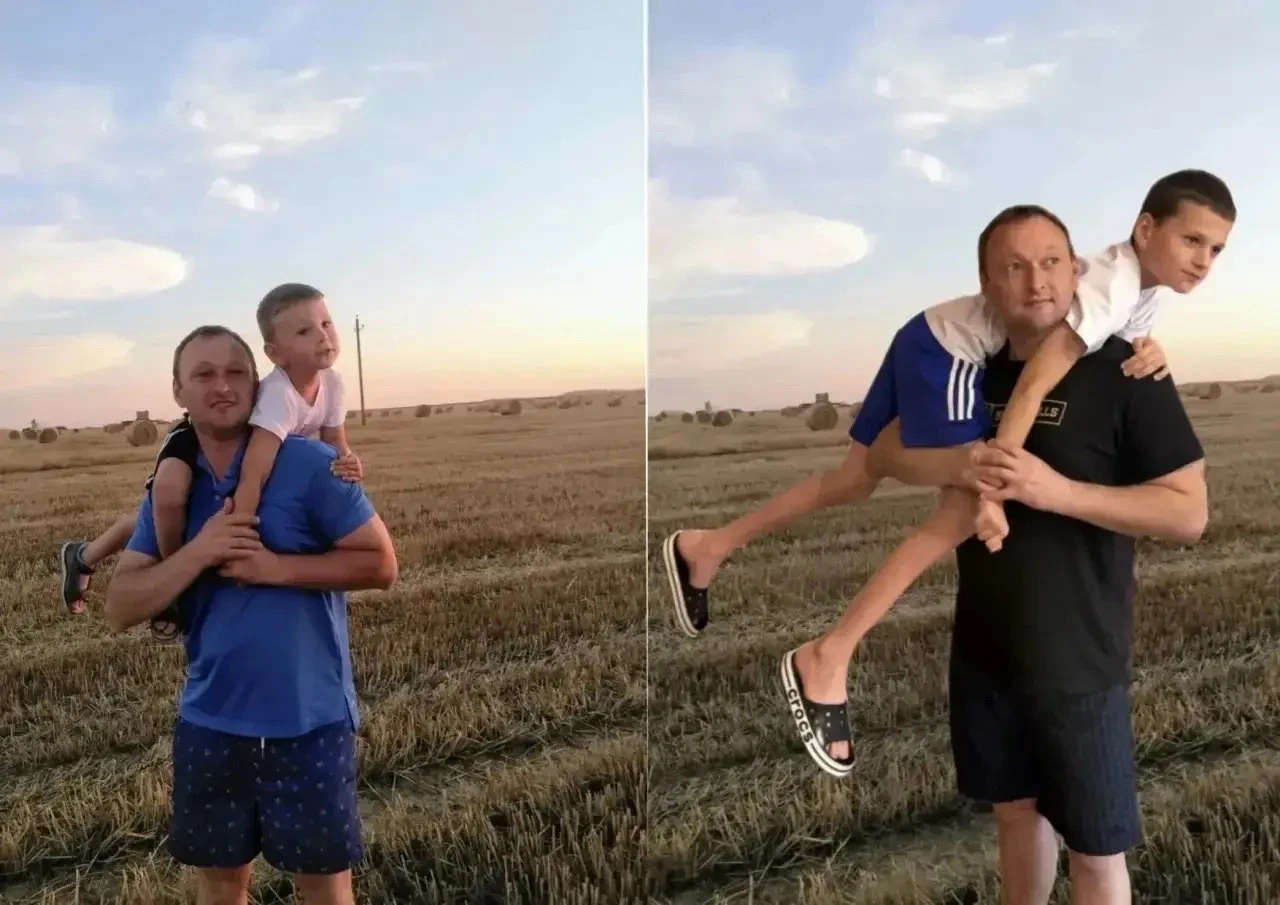 Агейчик Роман, 5А класс. #Деньотца71 #Черезвремяспапой