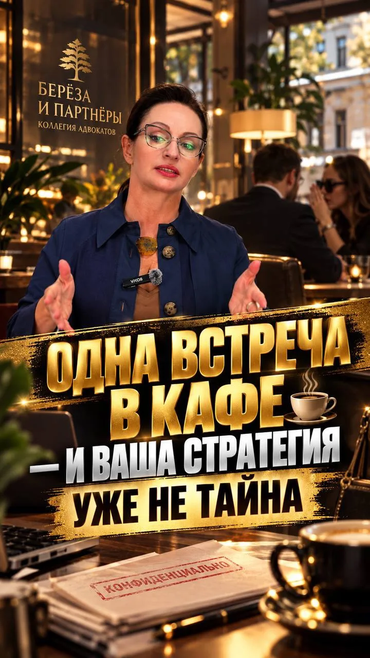 🔒Почему юрист никогда не назначит встречу в кафе