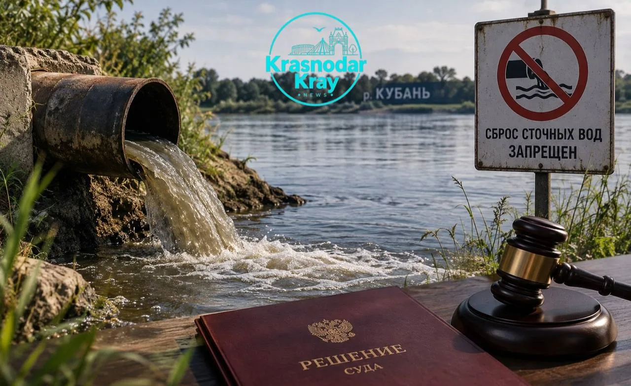 ⚖️ В Темрюке через трубу с территории консервного завода сливали сточные воды прямо в К...
