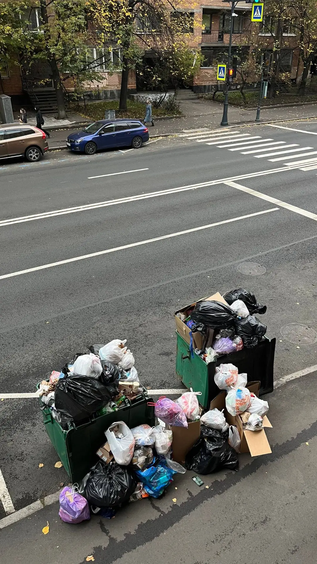 "По всей видимости, Невский экологический оператор «забыл» про нас. На 9-й линии, 48 ба...
