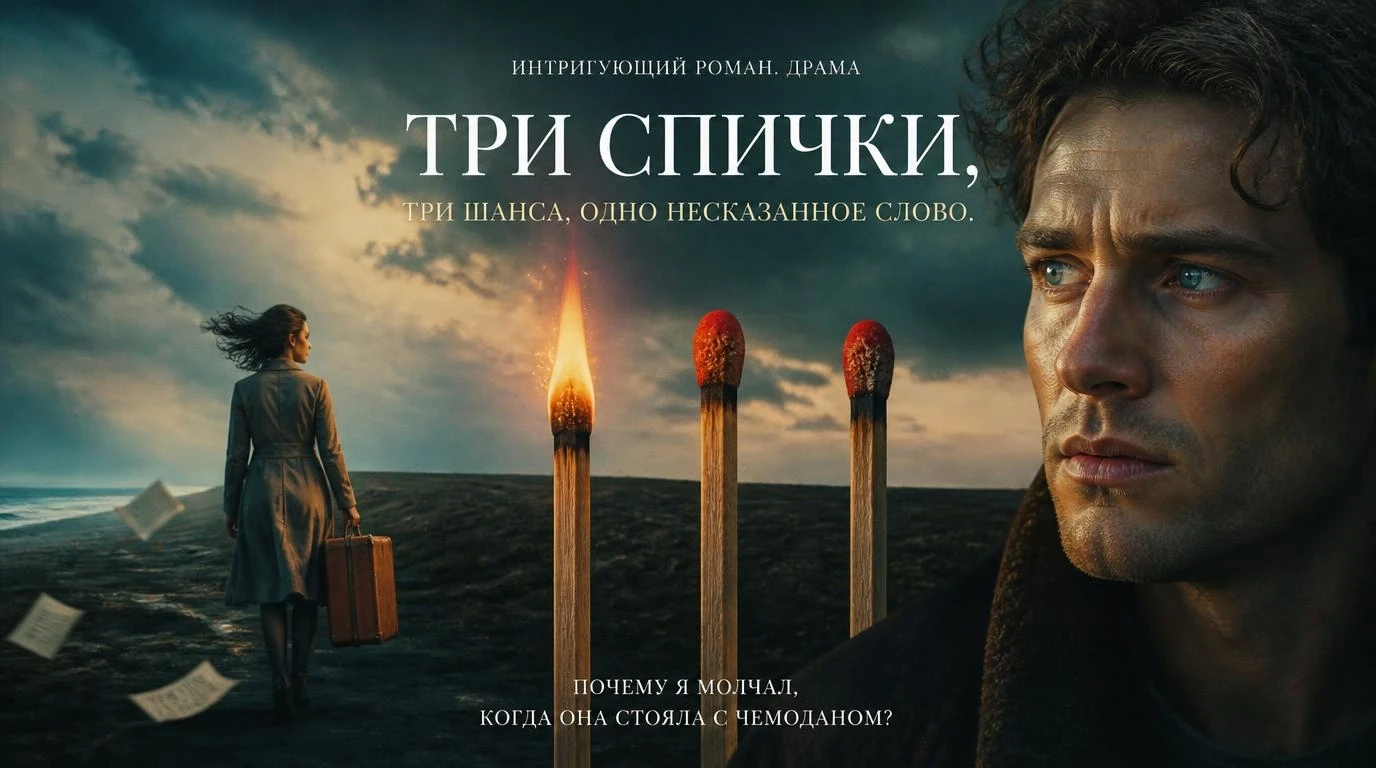 Три спички, три шанса, одно несказанное слово. Почему я молчал, когда она стояла с чемо...