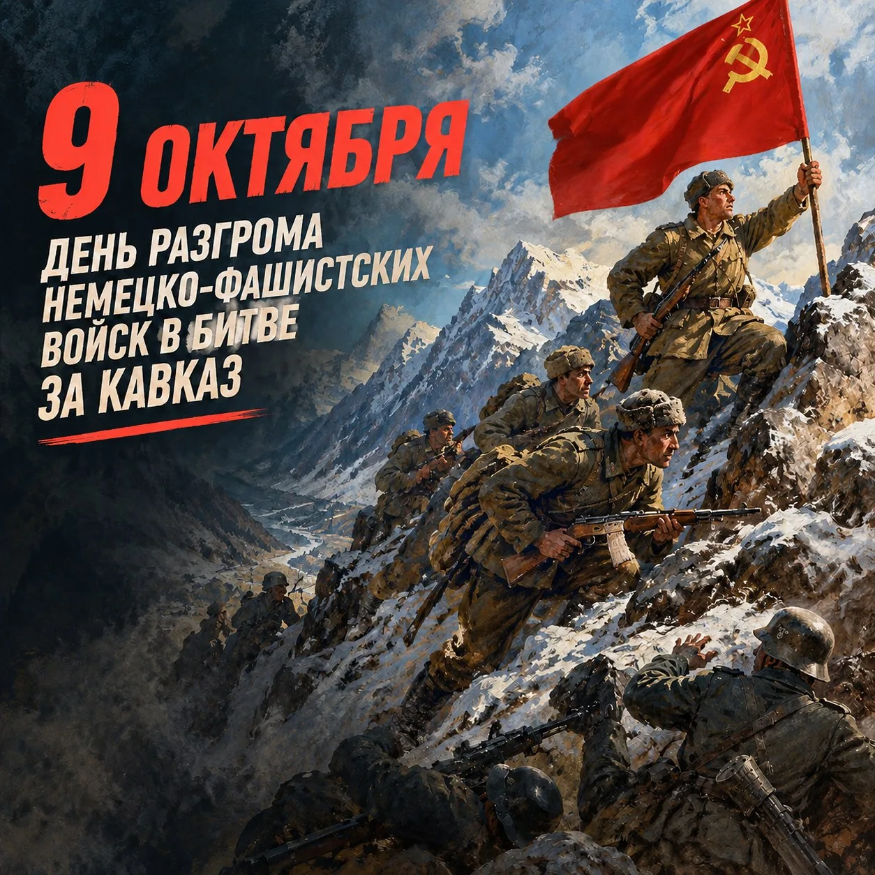 9 октября — День воинской славы России: Битва за Кавказ, изменившая ход истории